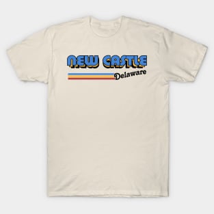 New Castle, Delaware / / Retro Style Design T-Shirt